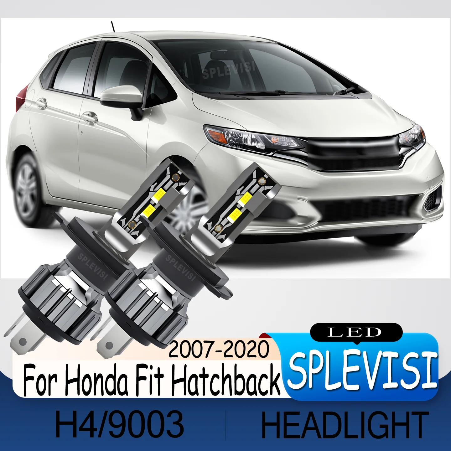 

Всепогодная легкая установка светодиодной фары h4 для Honda Fit Hatchback 2020 2019 2018 2017 2016 2015 2014 2013 2012 2011-2007