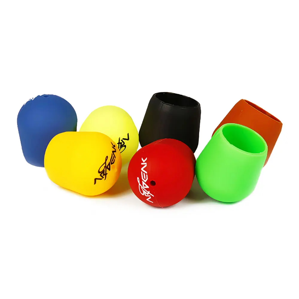 Silicone world 1pcs Fishing Rod Handle Protective Case Silica gel Lure Rod Bottom Protector Random ColorTackle Accessories