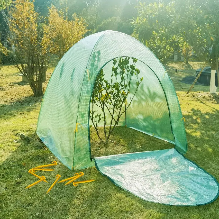Large Winter Plant Warm Covers with Air Hole for Raised Bed Warm Tent Freeze Protection Humidity Domes for Germination, Seedling