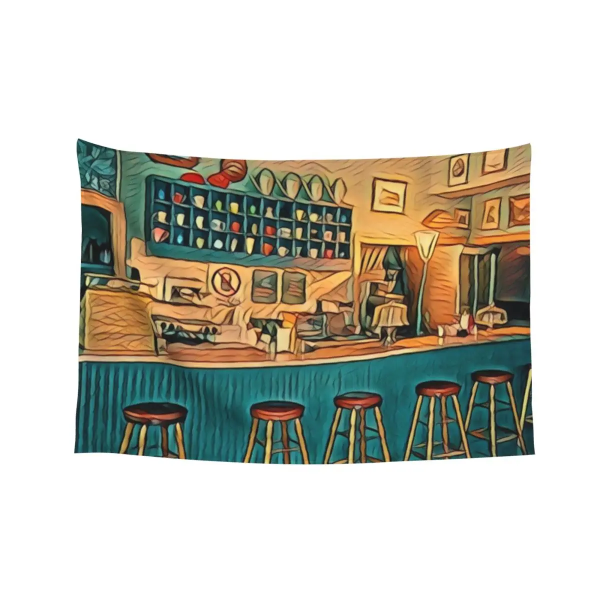 

The Diner IV Tapestry Home Decorations Decoration Aesthetic Room Decorations Aesthetic Tapestry
