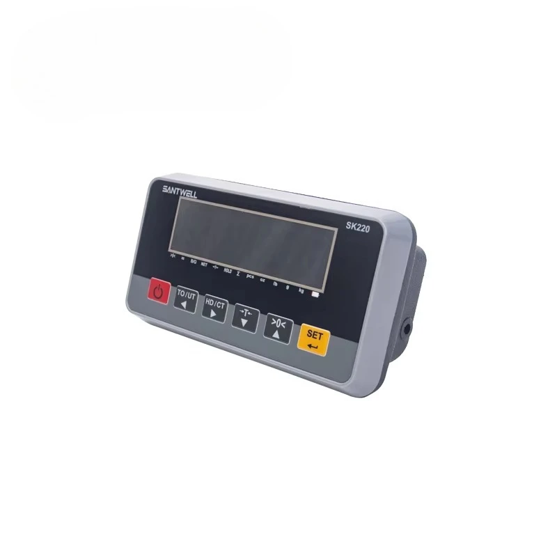 SK220 6 Digits Bench Scale Weighing Indicator Animal Function Platform Scale Indicator LED Display Analog Indicator