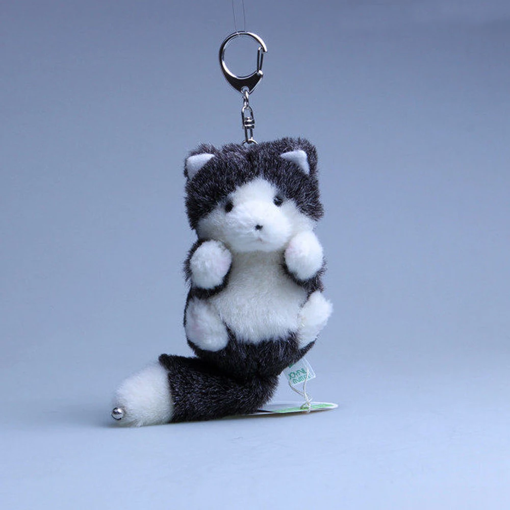 

Cute Husky Dog Plush Bag Charm, Animal Plush Keychain