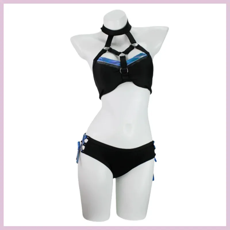 Anime Kanroji Mitsuri Cosplay Kostüm Sommer Tag Strand Badeanzug Sonnencreme Jacke Sexy Bikini Set Frau Kawaii Karneval Suitx; 2'a