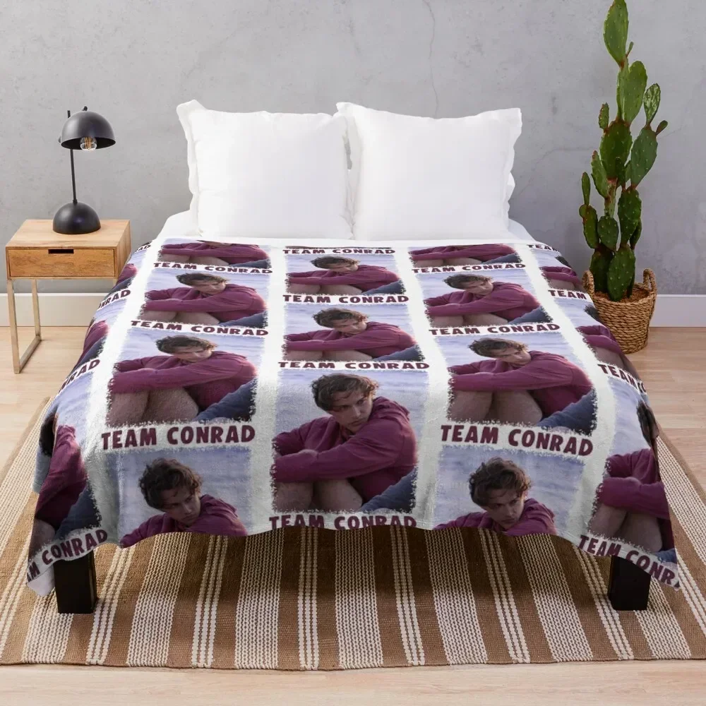 Team Conrad Throw Blanket Soft Plush Plaid warm winter Blankets