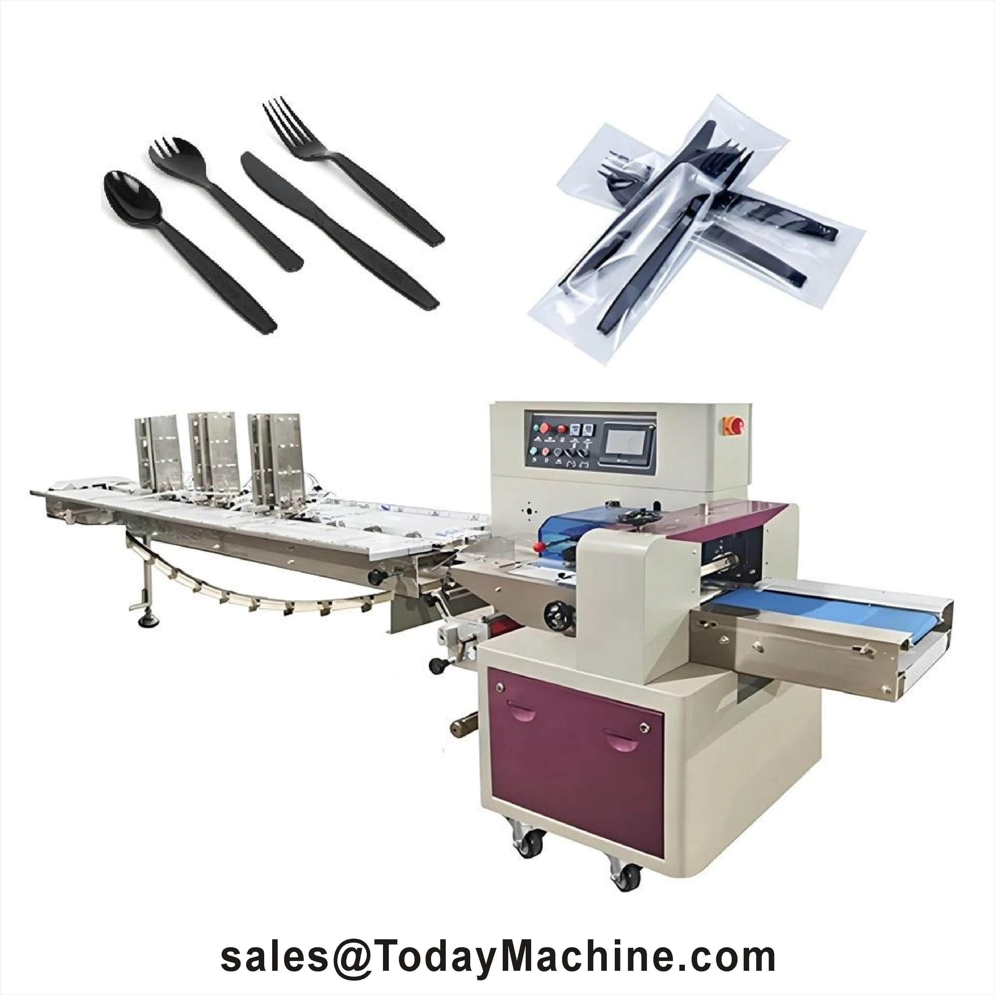 Automatic Small Mini Flowpack Wrapping Wrap Packaging Equipment Horizontal Flow Wrapper Pack Machine Manufacturer Price for Sale
