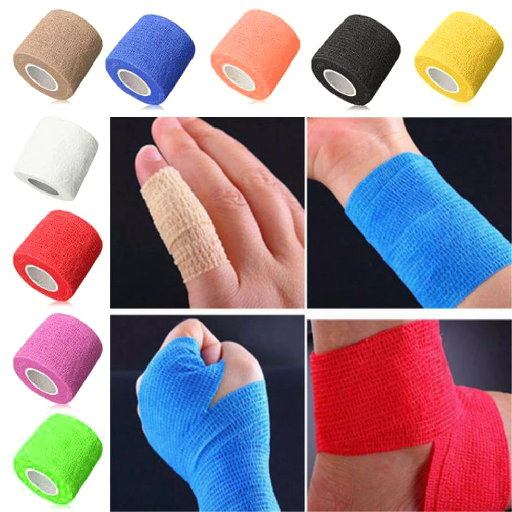 Breathable Elastic Bandage Flexible tattoo equipment Palms /Wrists Invisible Tape Elastic Reusable Cohesive Bandage