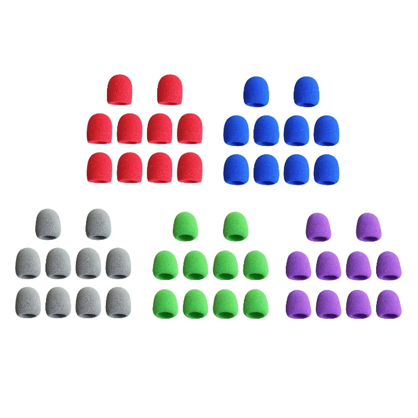 10 Pieces Handheld Microphone Cover Thick for Speeches Parties Interviews