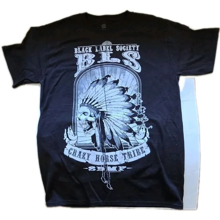 Black Label Society Bls 2011 Crazy Horse Tribe 2011 Warpath Tour Shirt Sz Small