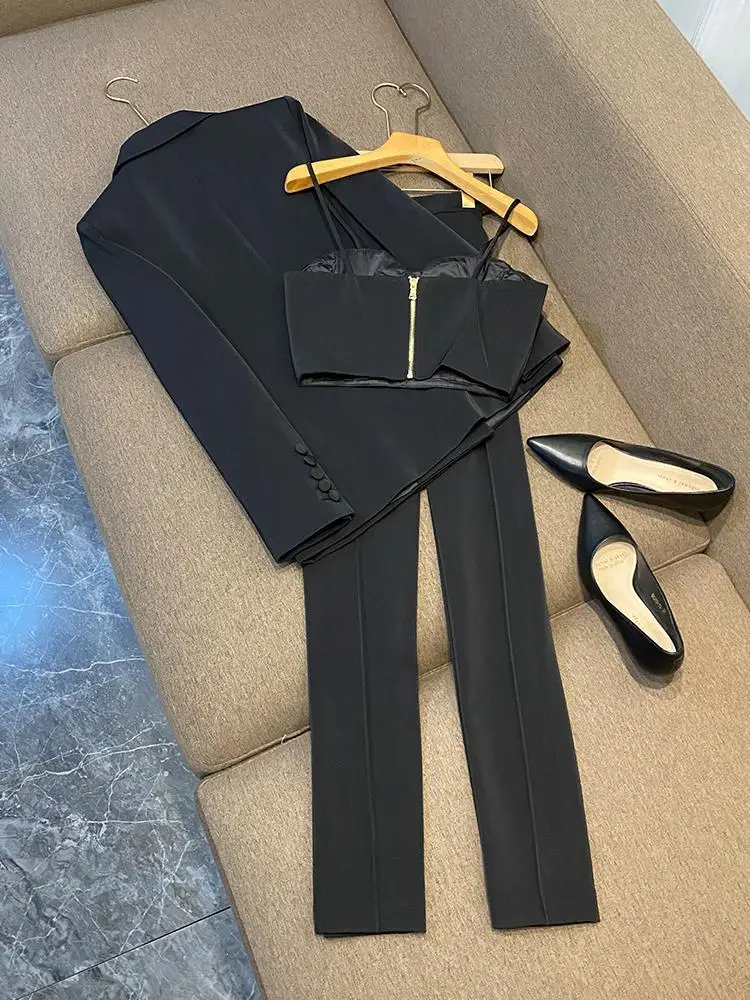 Completo da donna in maglietta di alta qualità Faionable Commuter D0070 Ensemble professionale Sli per donna