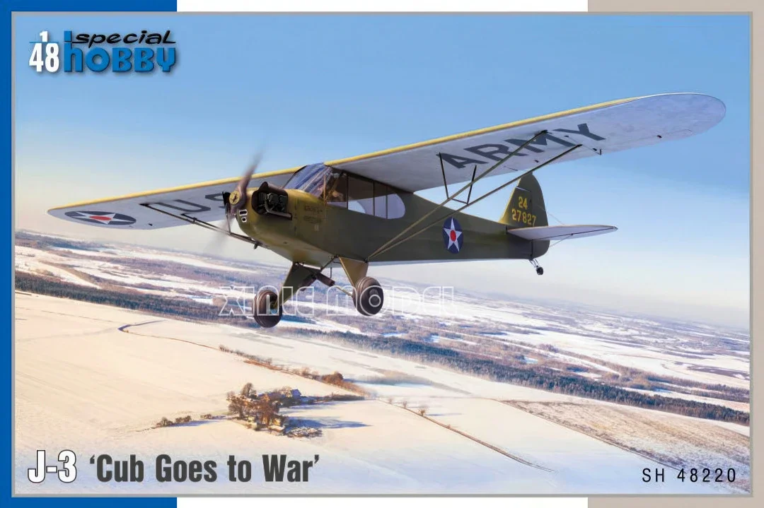

Special Hobby Plastic Assembled Plane Model Kit SH48220 J-3 "Cub Goes To War" 1/48
