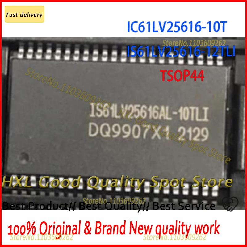 IC61LV25616-10T IC61LV25616  IS61LV25616-12TLI  IS61LV25616 TSOP44  IC61LV256  5PCS/LOT