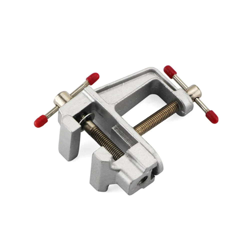 Tischschraubzange aus Aluminiumlegierung, 30 mm, Tisch- und Werkbankklemmschraubzange für DIY-Handwerk, Formenfixierung und Reparatur – Detail 6