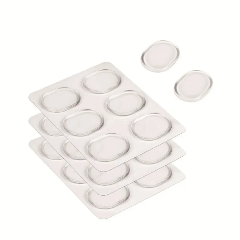 6Pcs/Sheet Pieces Drum Damper Gel Pads Silicone Drums Silencer for Drums Tone Control Percussion Instrument Accessories