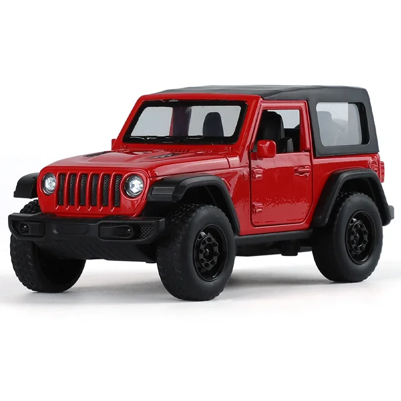 1: 36 simulation alloy Jeep Wrangler sound and light feedback car model children's toy collection gift