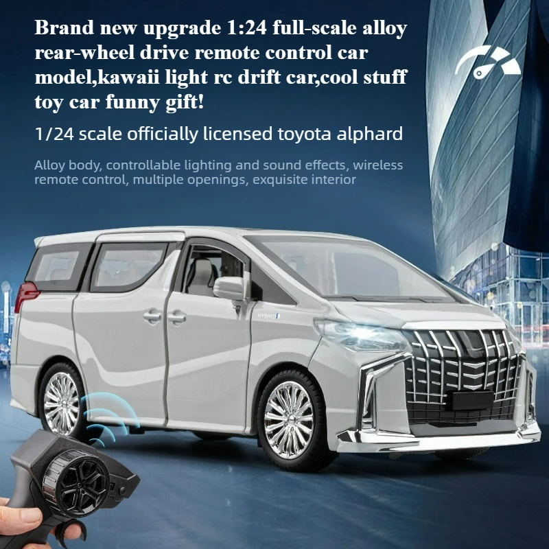 Cool Stuff Toy Car Funny Gift-1:24 Full-scale High-speed 4WD Rc Cars,Remote Control Car,Kawaii Alloy Rc Drift Car,Toys for Kids