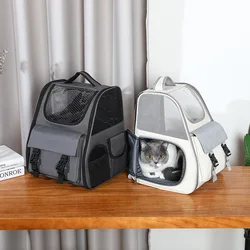 Big Space Cat Puppy Carrier Backpack Multifunctional Pet Double Shoulder Bags for Outdoor Walking Travelling transportin gato