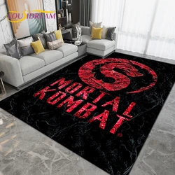 Cartoon Mortal Kombat Area Rug Large,Carpet Rug for Living Room Bedroom,Kitchen Bathroom Entrance Doormat Non-slip Floor Mats
