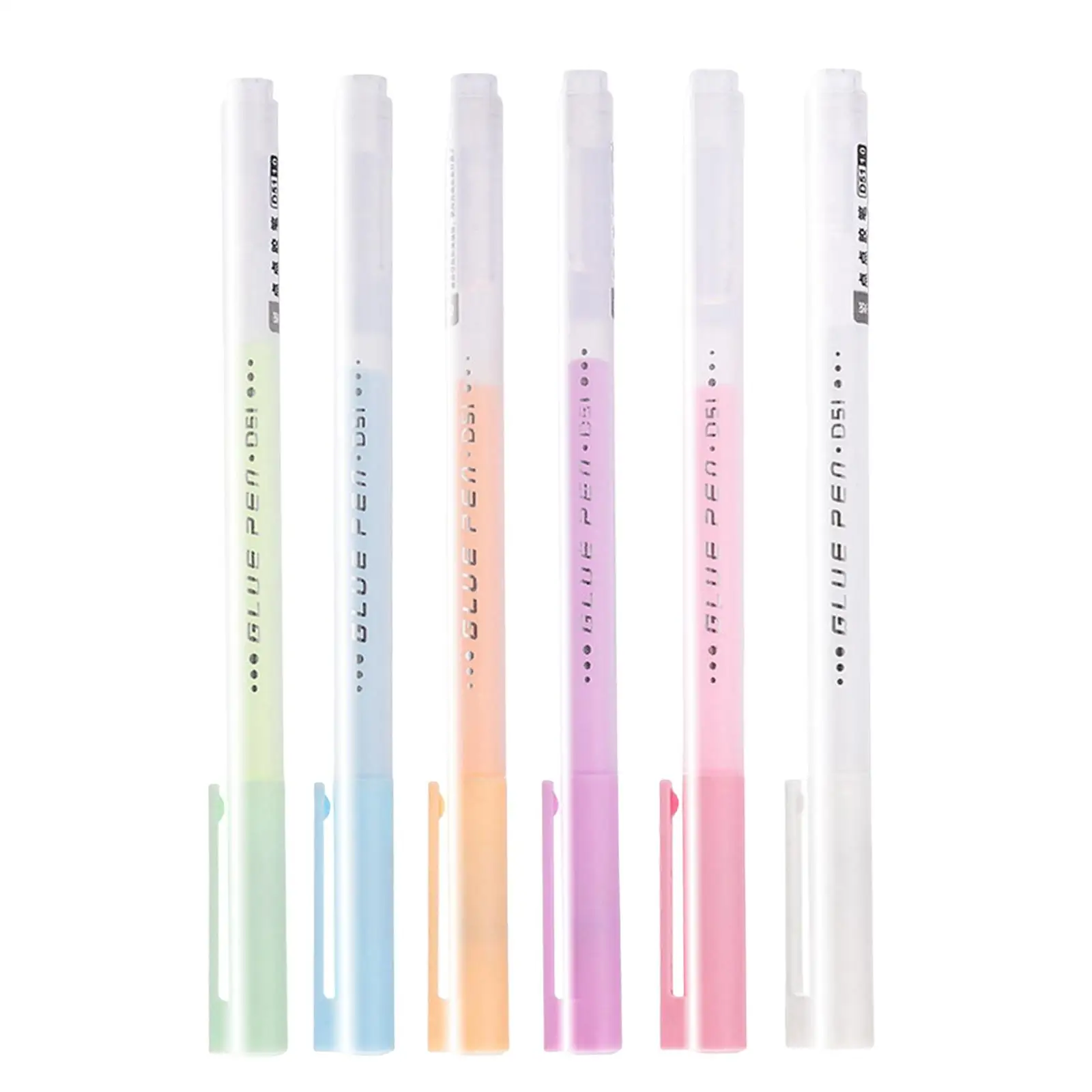 Fast Dry Dot Glue Pen Press Type Pen Creative Gift Multicolor Stable Dispensing