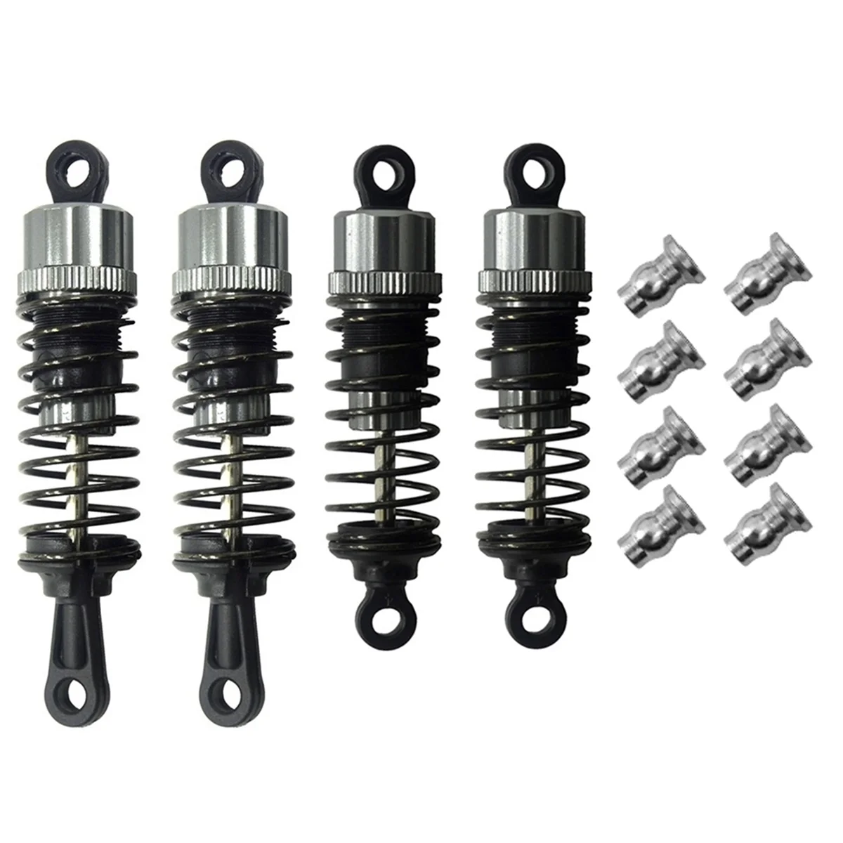 4Pcs Metal Shock Absorber for HBX HAIBOXING 901 901A 903 903A 905 905A 1/12 RC Car Upgrades Parts Spare Accessories