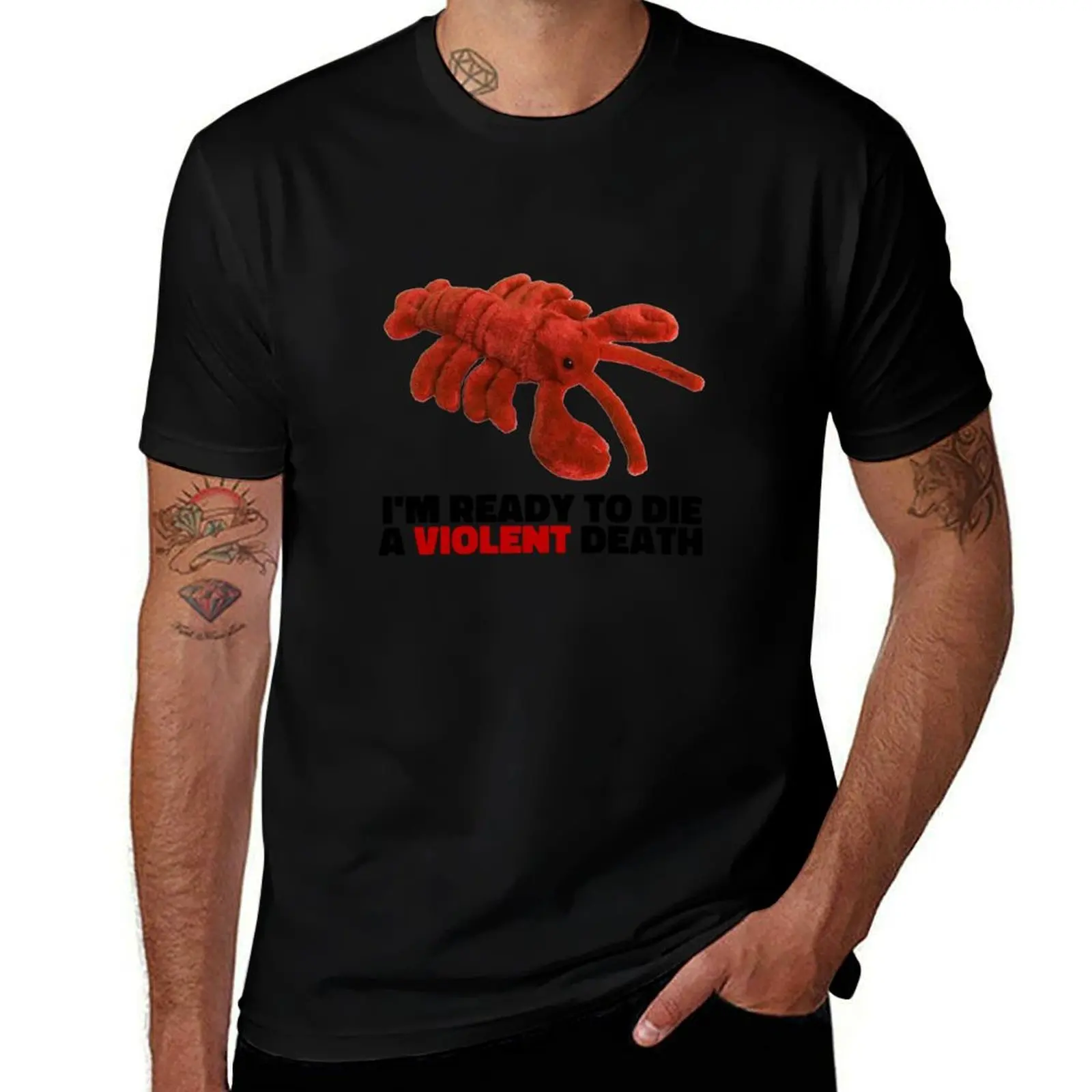 bye bye lobster T-Shirt Stylish Graphic Short Sleeve Top T-Shirt