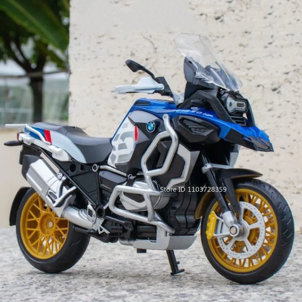 1:12 Suzuki GSX1000R R1250GS Legierung Druckguss Spielzeug Motorrad Modelle Auto mit Licht Stoßdämpfung Miniatur Motorrad Jungen Geschenke – Detail 8