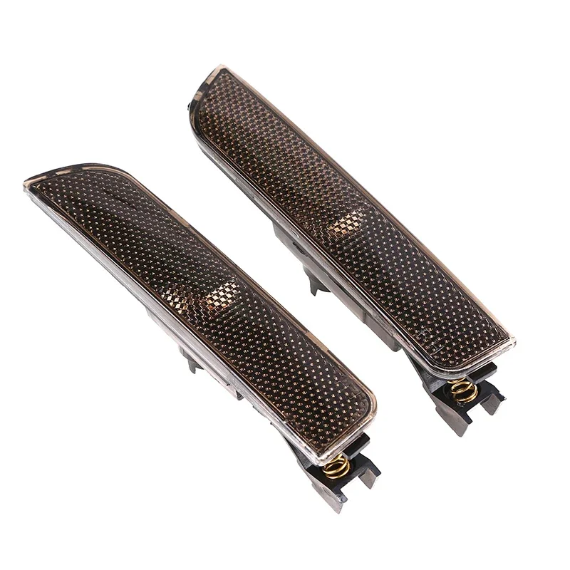 2 Pcs Car Rear/Front Bumper Side Marker Light Turn Signal Lamp Gray/Clear Lens Indicator For Volkswagen VW Passat B5.5 2001-2005