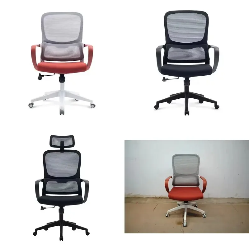 New Design High Quality Comfortable Adjustable Executive Computer Rotary Mesh Ergonomic Office Chair with Waist Support