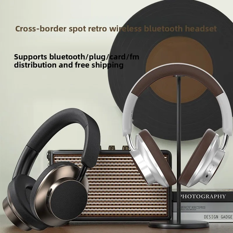 

VJE902 Ретро-наушники-вкладыши, настоящие беспроводные Bluetooth-спортивные FM, гарнитуры для мобильных телефонов и компьютеров