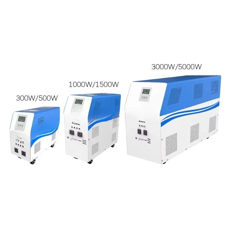 240V 300W 500W 1000W 3000W 5000W 6000w Solar Generator with Panel