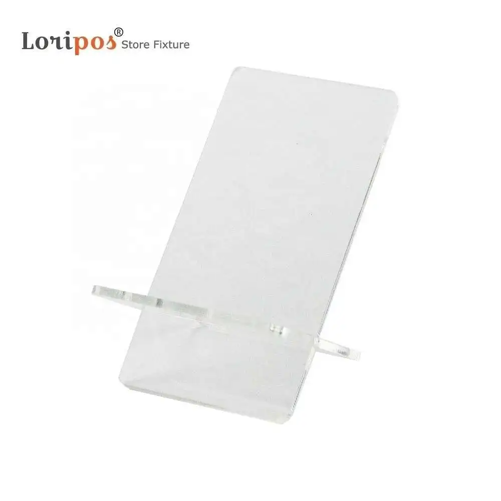 10pcs Mobile Cell Phone Stand X-type Clear Acrylic Shoes Holder Wallet Purse Exhibition Table Medicine Bottle Display Rack