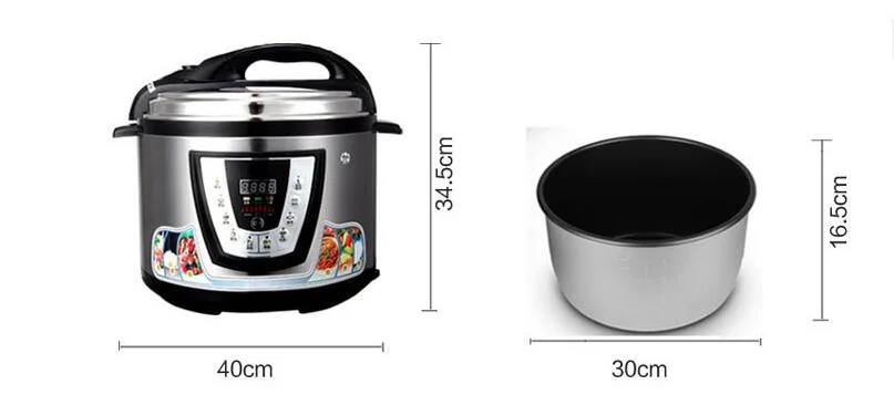 จีน Hemisphere เชิงพาณิชย์ขนาดใหญ่ความจุหม้อหุงข้าวไฟฟ้า10L ไฟฟ้าหม้อหุงข้าว110-220-240v