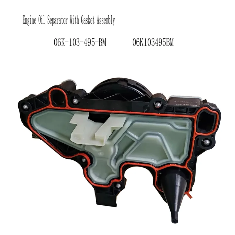 

Engine Oil Separator With Gasket Assembly 06K-103-495-BM For A3 A4 Q3 Golf 2015-2021 06K103495BM