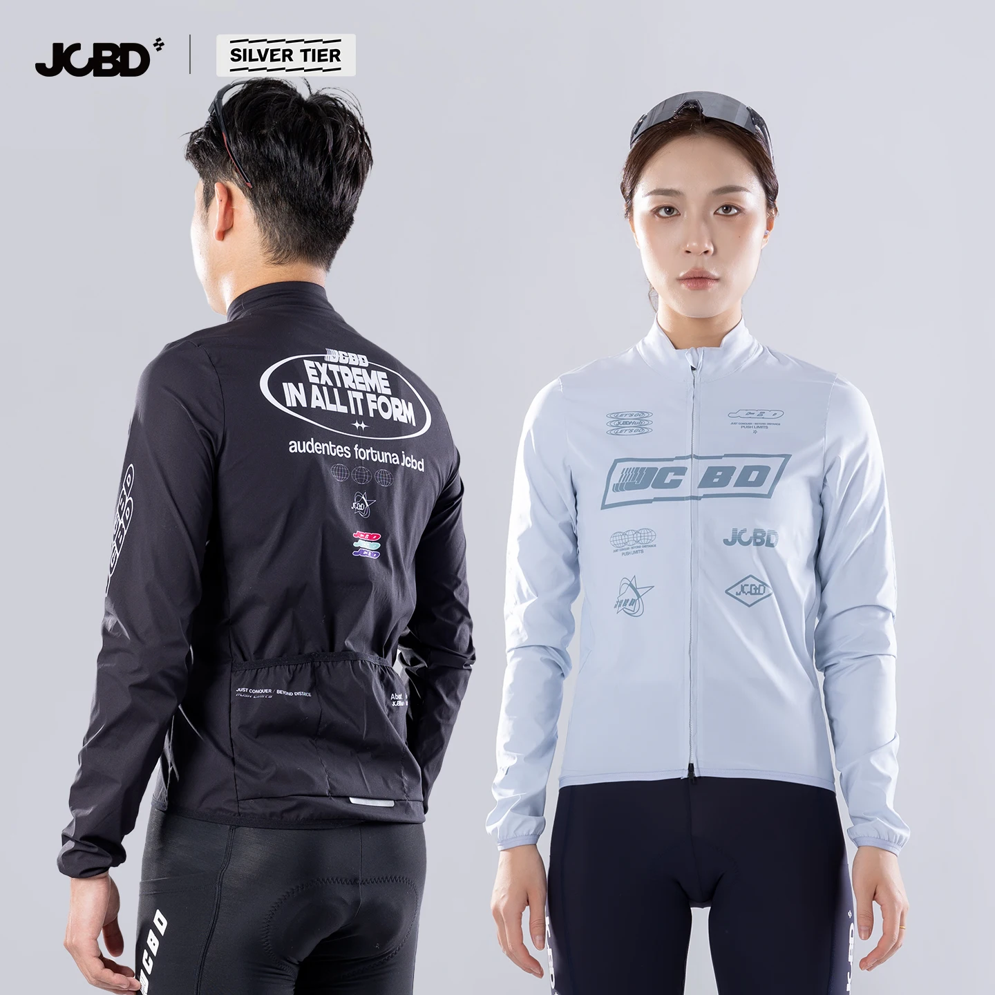 Yours Clothing Summer Jackets - JCBD Cycling Windbreaker Jacket Summer Lightweight
