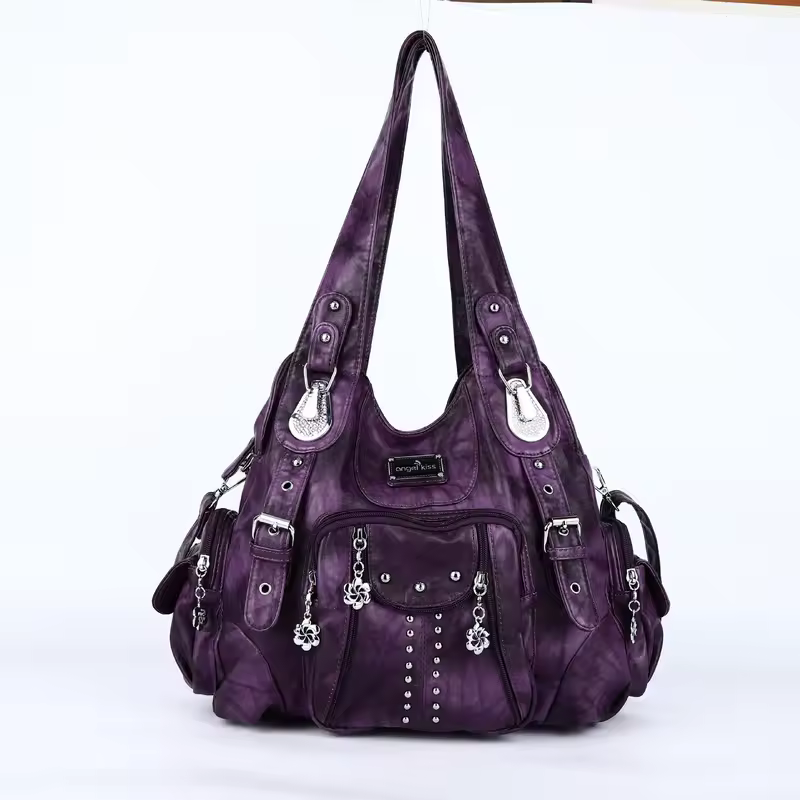 Angel kiss Bag Women Fashion Handbags Women Shoulder Bags PU Leather Handbag Female Satchel Shoulder Purse Bag bolsa feminina - Image 22
