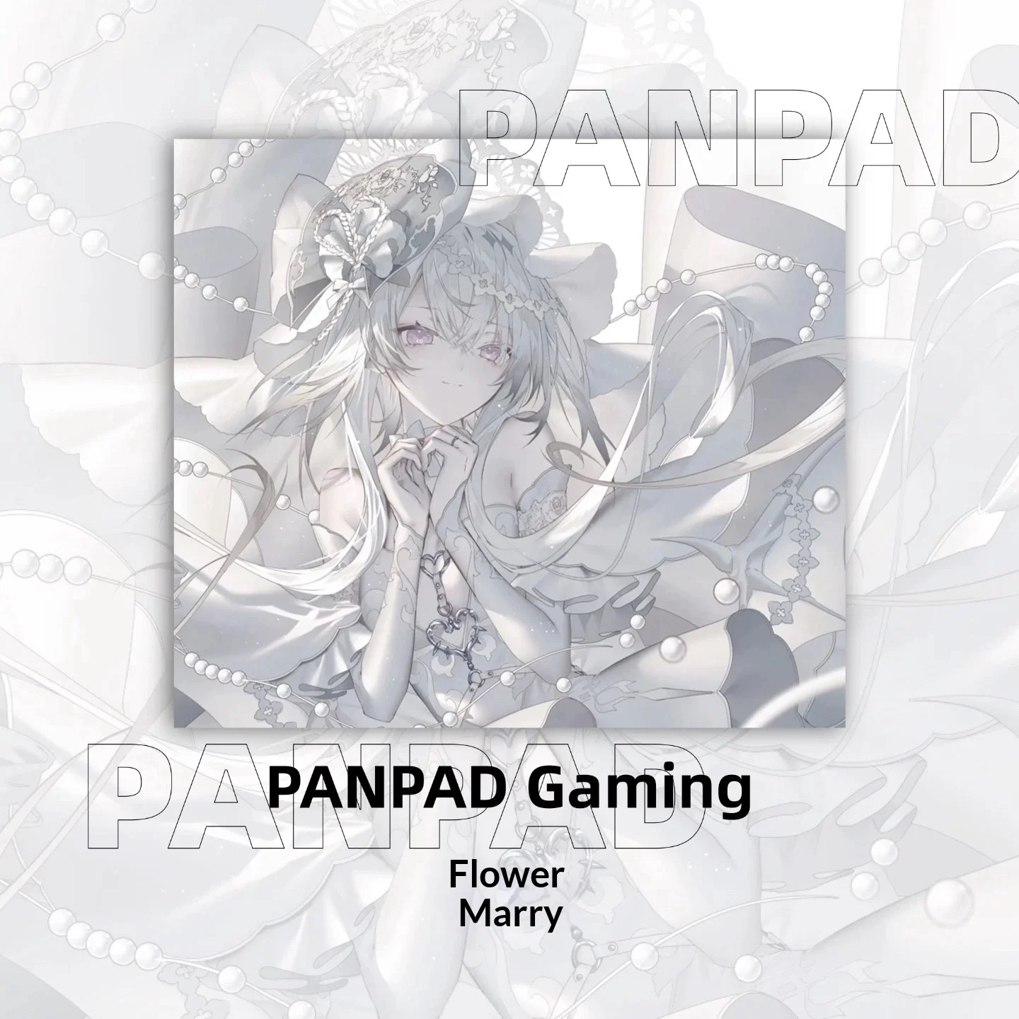 PAN Esports Flower Marry Glass Gaming Mousepad FPS Both Control And Smooth Mouse Pad For VALORANT TTK CSGO PC Accessories Gifts