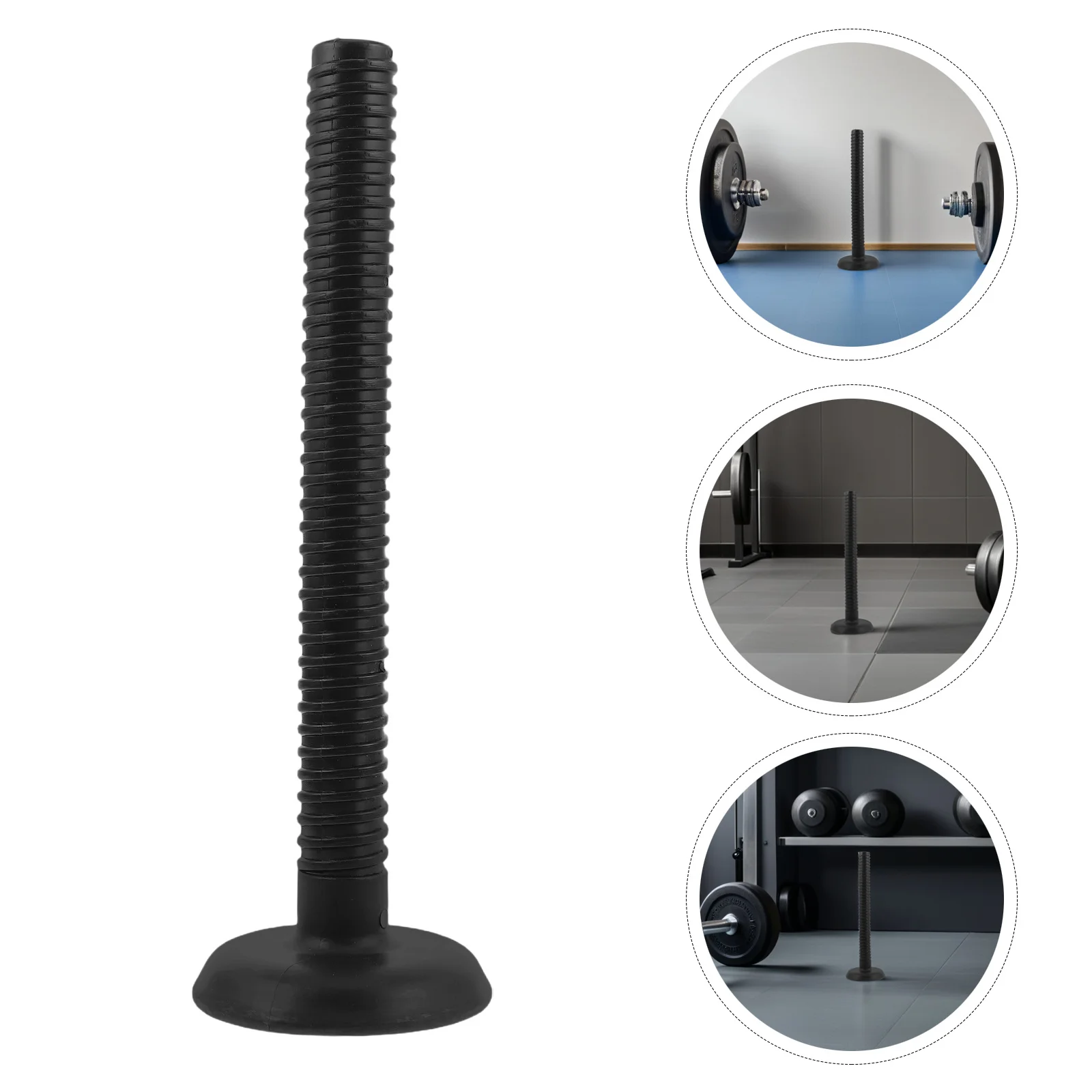 

2pcs Barbell Plate Holder Rod Durable Pp Connector For Kettlebell Dumbbell Strength Training Gym Equipment Replacement Support