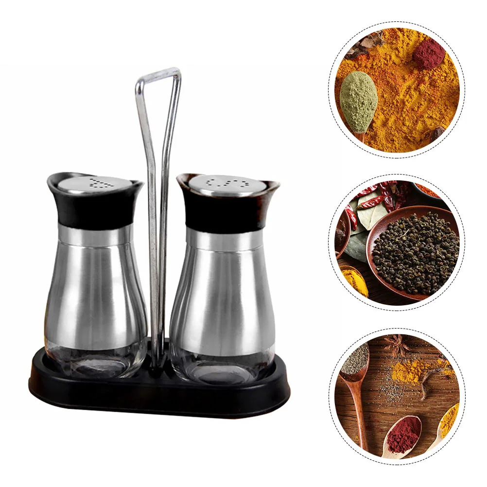 

Seasoning Bottle Cruet Condiment Can Kitchen Jar Spice Container Multi Purpose Seasoning Can Storage Holder Rack