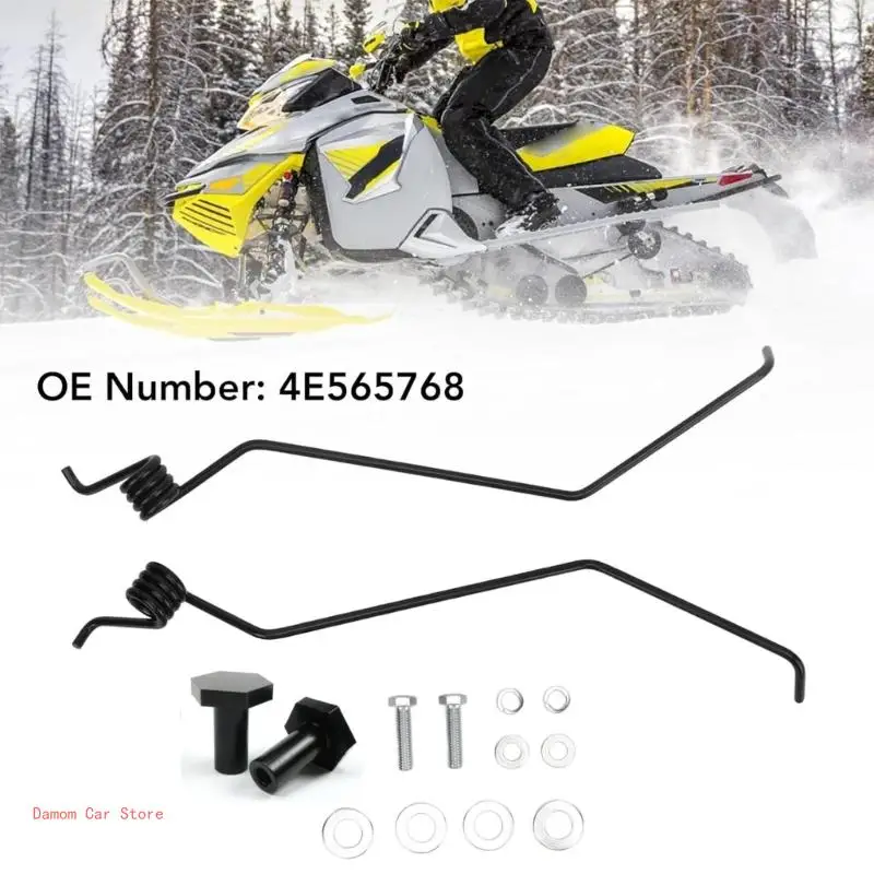 Metal Mount Spring Ice Snow Scratcher for Ski Doo 4E565768 Snowmobiles