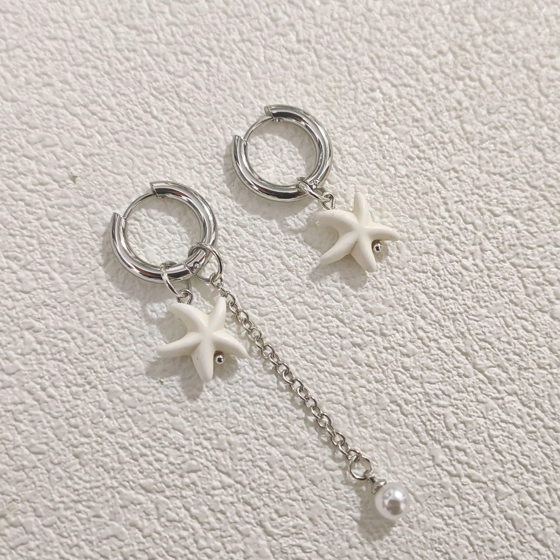 夏のヒトデドロップイヤリング女性のためのファッションタッセル - Tassel Earrings Boho のレビューと価格