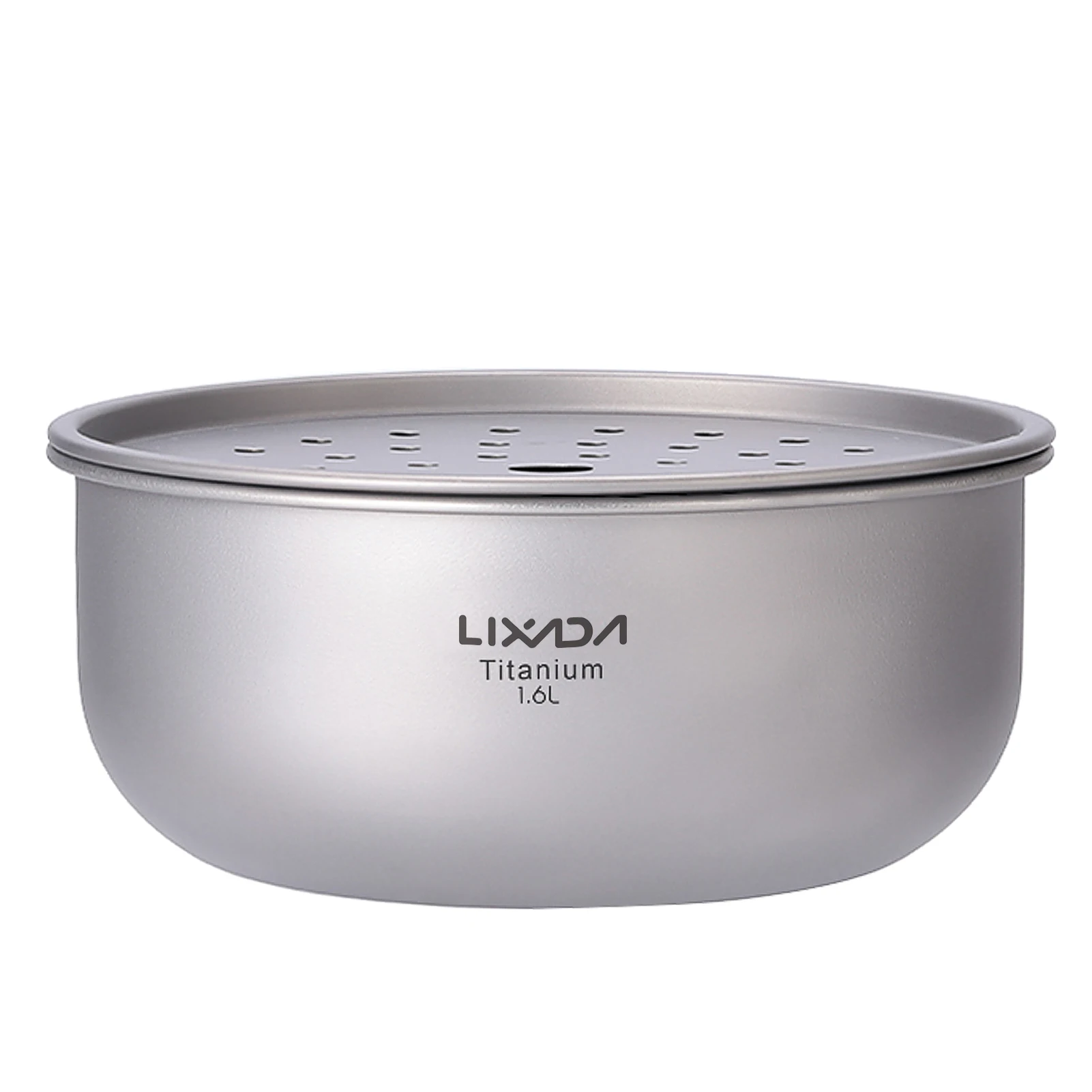 

1.6L Tea Tray Bowl Portable Hollow Self Draining Tea Strainer Fruit Drainage Plate for Home Camping Tea Tray Titanium Tea Tray