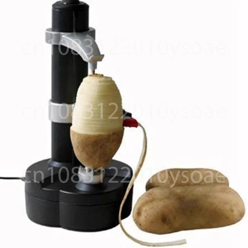 Automatic Electric Spiral Apple Peeler Machine with Cutter Slicer for Fruit Potato EU Plug Charger