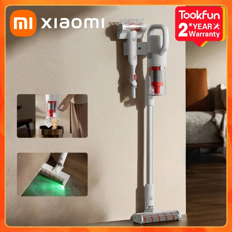 Xiaomi Home 3C Wireless Handheld Vacuum Cleaner 120AW Whirlwind Vacuum Cordless Sweeping Brush Multi functional Home Use