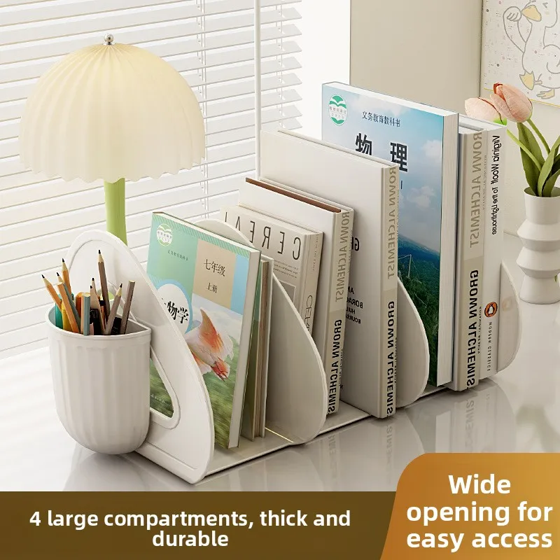 

Настольный органайзер для книжной полки, коробка для хранения канцелярских принадлежностей Ra, студенческий стол, папка для книг, подставка для чтения, пластиковый органайзер для всех
