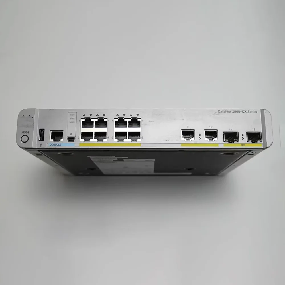 WS-C2960CX-8TC-L 8-Port Gigabit Desktop Network Switch Mute 100% Tested Fast Ship Perfect Work