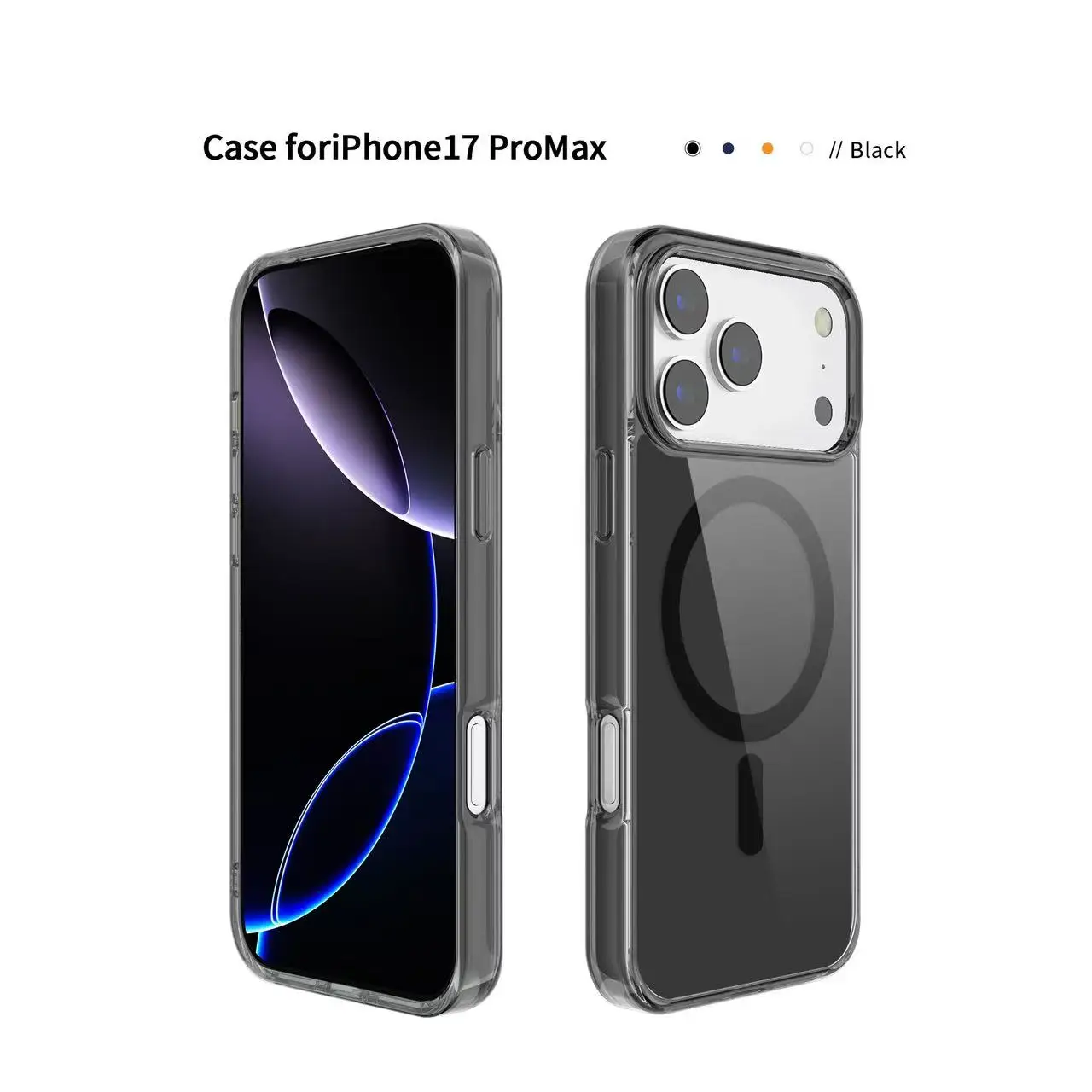 For IPhone 17 Pro Max Magesafe Magnetic Wireless Charge Cover Case For iPhone 17 Pro 16 Pro Max Shockproof PC Cover