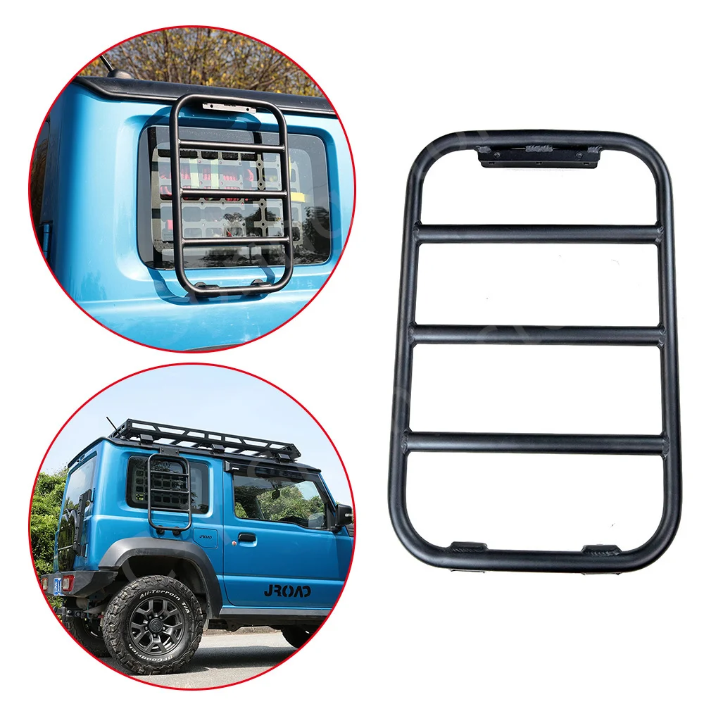 For Suzuki Jimny JB64 JB74W 2019 2022 Window ladder  Car Rear Window Extension Climbing Ladder Protective Frames Accessories