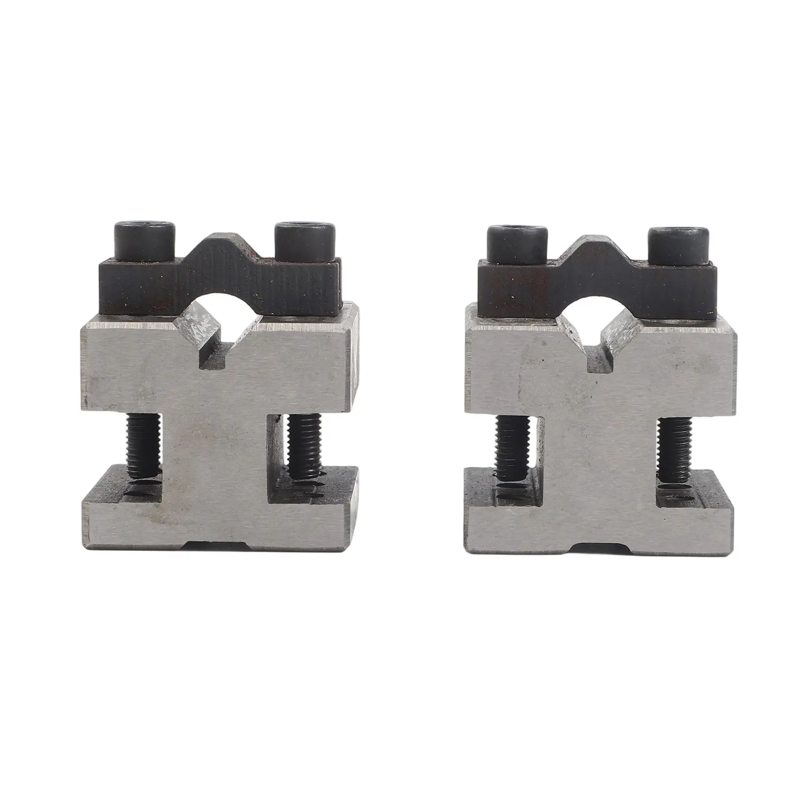 

Useful HighQuality Practical V-shaped Block Clamp 35x35x30mm Pairs Testing Tool V-block With Clamp 90 ° Grounding