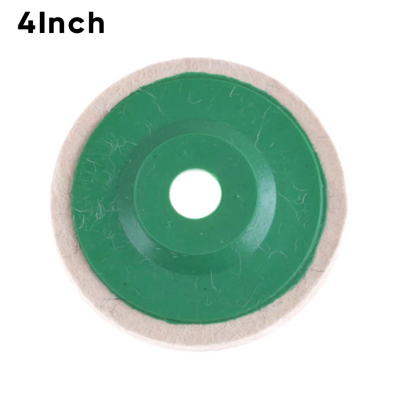 Iron Ceramic Polishing Wheel Glass 4inch Disc Pad Angle Grinder Copper Aluminum Marble stone Wool Felt Buffing