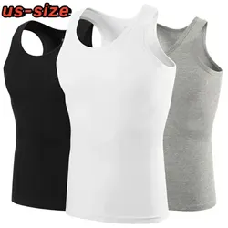 European and American Sizes Cotton MEN'S Vests Young MEN'S Sports Fashion Bottoming Vests Middle-aged and Old plus Size Vests