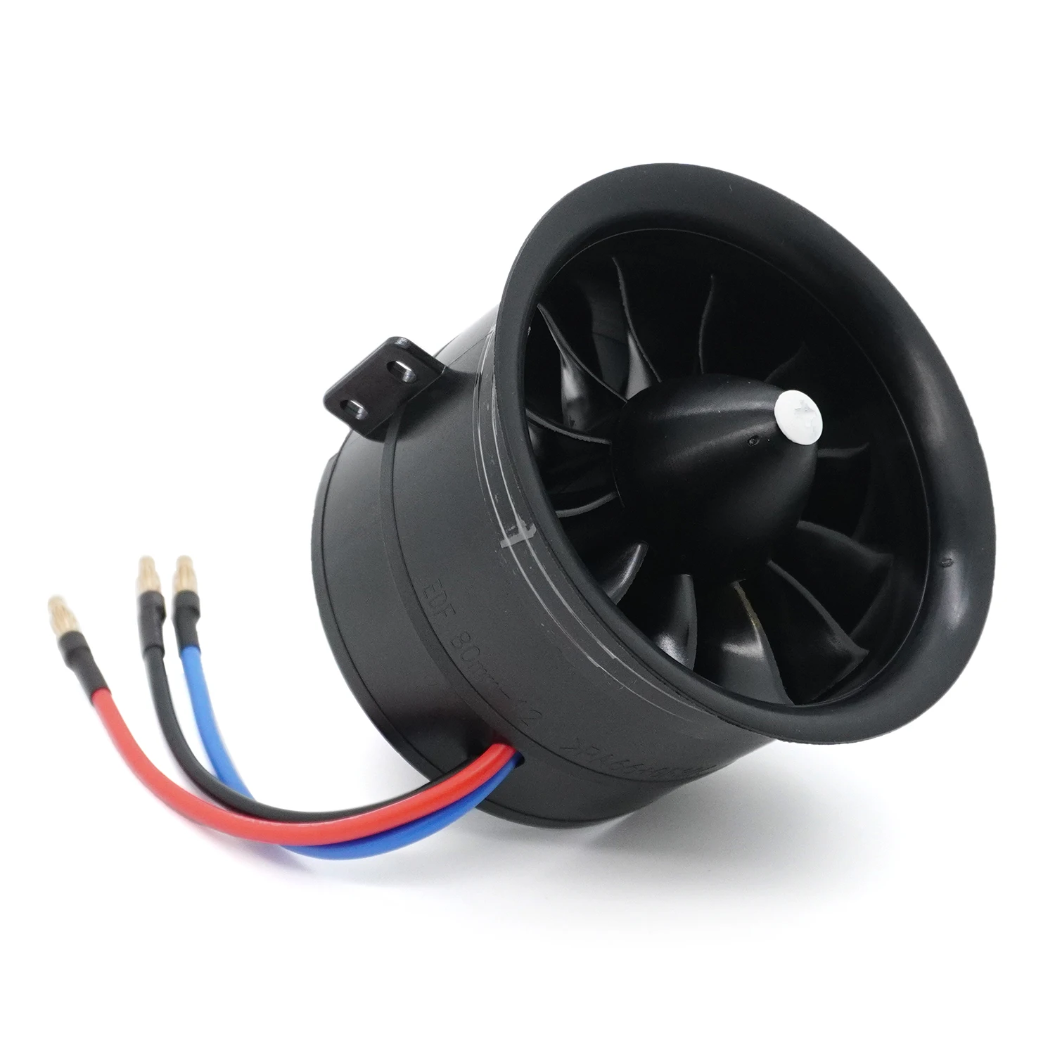 Hobbyocean 80mm Duct Fan EDF 12-Blades with Brushless Motor 4S 2000KV for RC JET Airplane Drone RC Model Parts